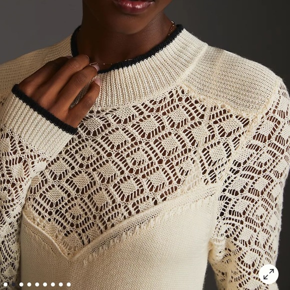 Anthropologie Victorian Sweater Dress - Picture 3 of 10